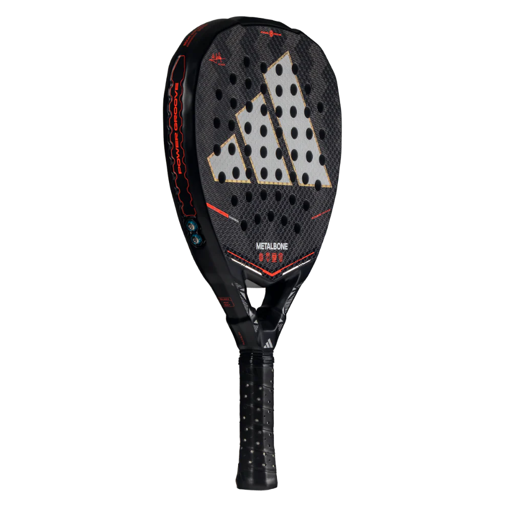 Adidas Metalbone 2026 Padel Racket with a sleek design, featuring a lightweight frame and textured surface for optimal grip and control.