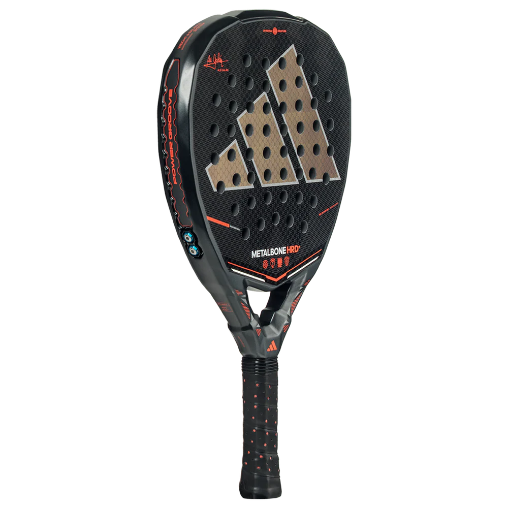 Adidas Metalbone HRD+ 2026 Padel racket with a sleek design, featuring a lightweight frame and modern grip for optimal play.