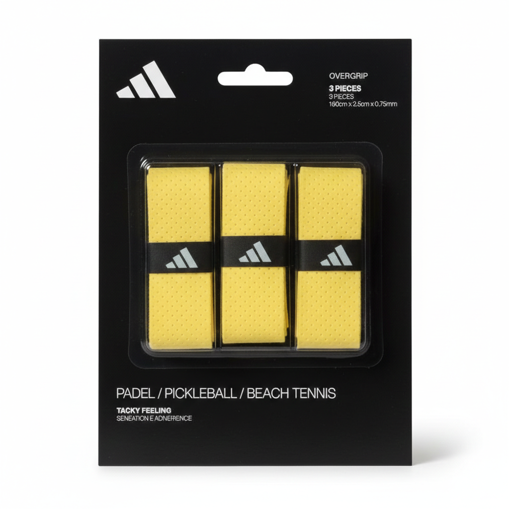 Blister 3 Overgrip Adidas Amarillo - PDLSport